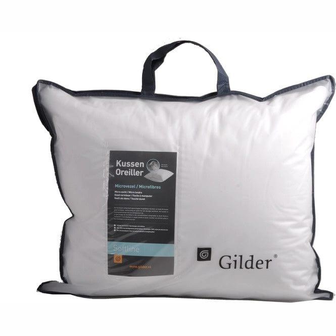 Gilder Softline hoofdkussen detail – 100% katoen percale tijk, wasbaar op 60°C
