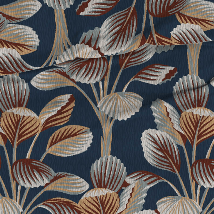 Satin d'Or Dekbedovertrek Satijn Ginsing Blauw