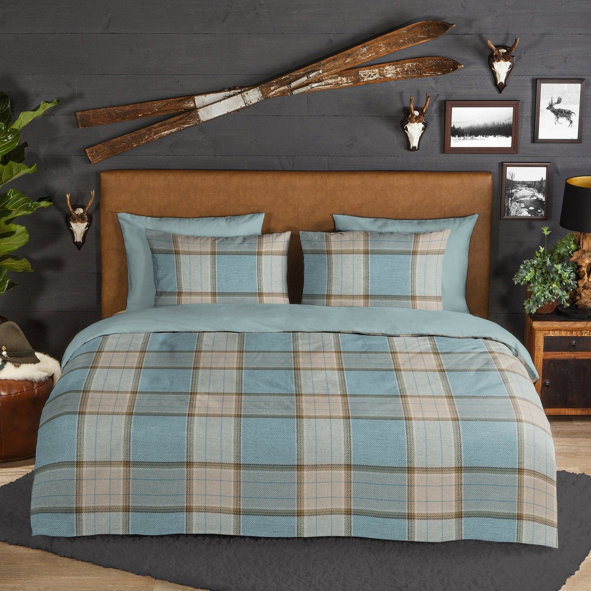 Good Morning dekbedovertrek flanel Jacco, Multi