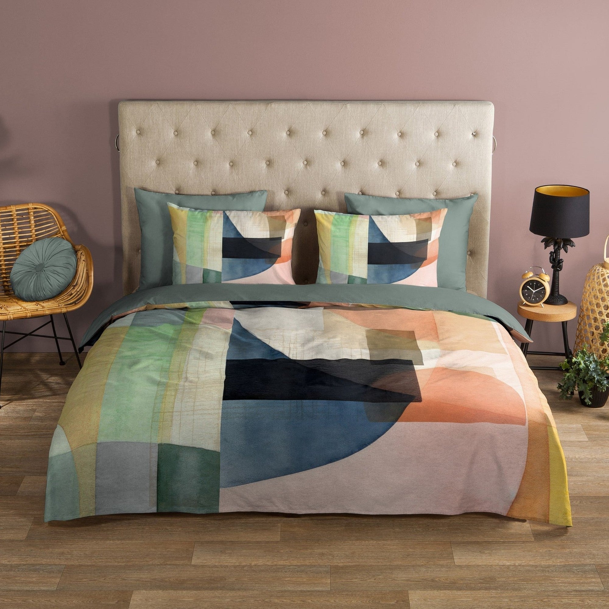 Good Morning dekbedovertrek katoen Sneezle, Multi