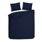 Heckettlane dekbedovertrek Spina Dark Blue flanel