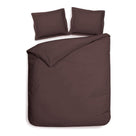 Heckettlane dekbedovertrek Punto Marsala Brown satijn