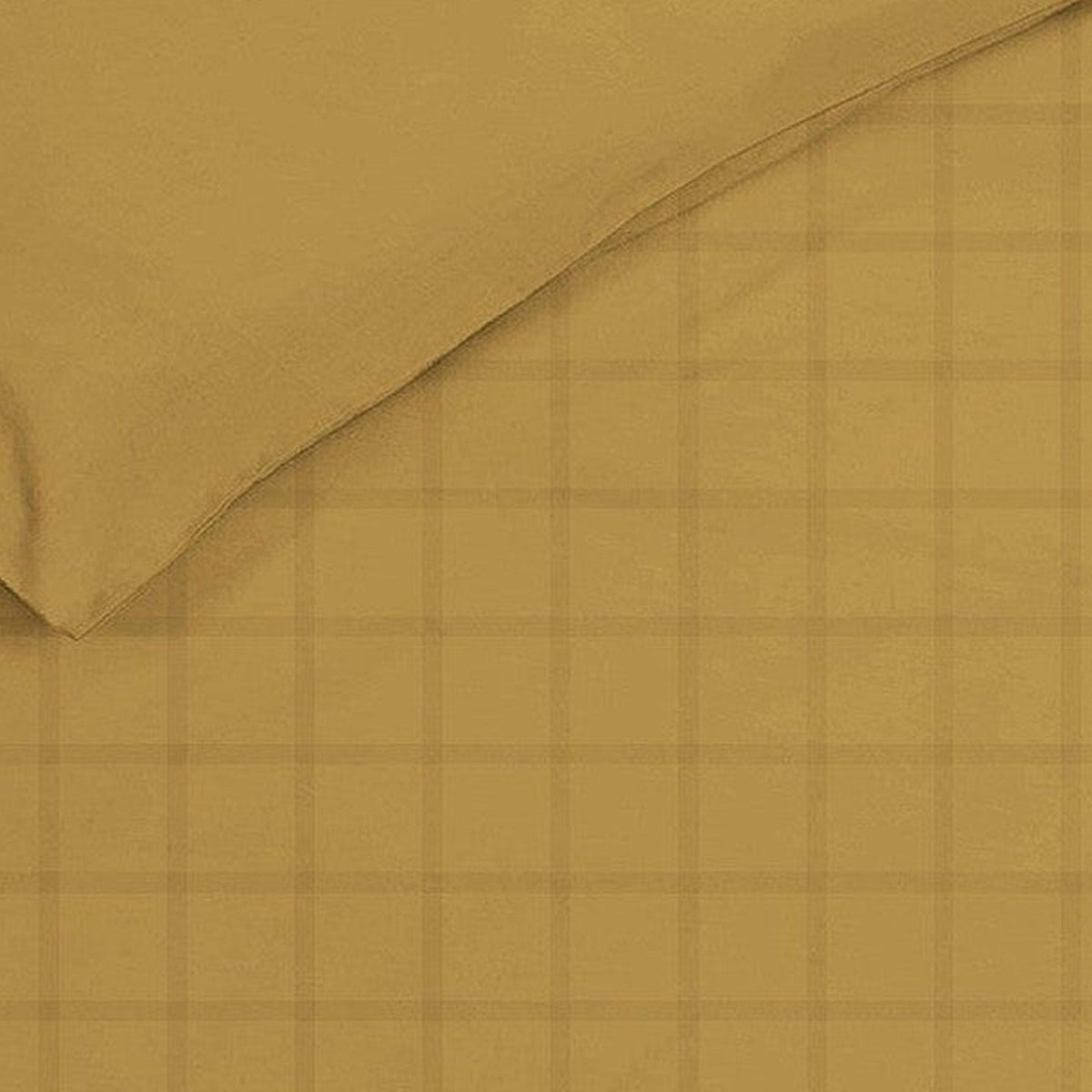 Heckettlane dekbedovertrek Diamante Amber Gold katoen-satijn