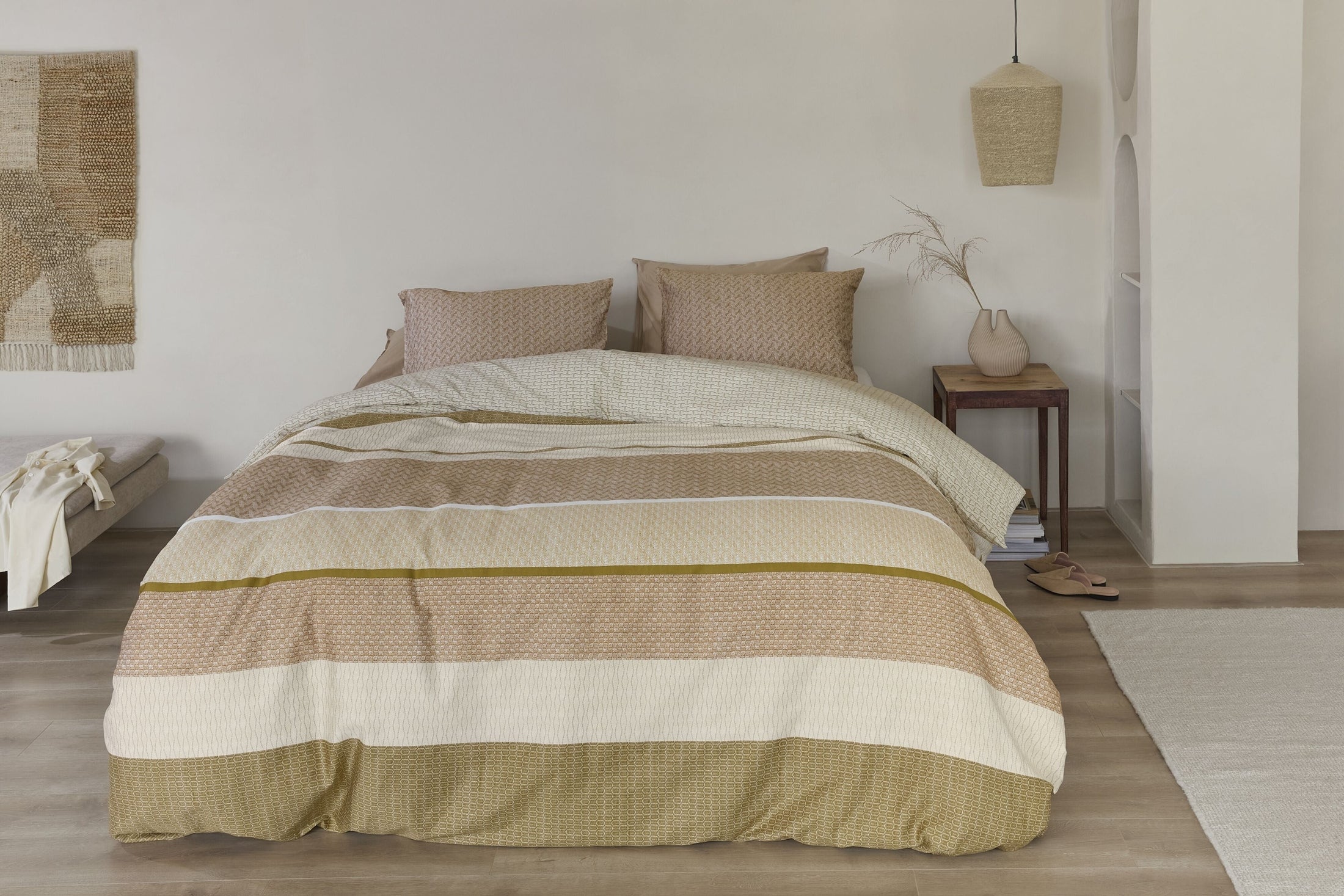 Beddinghouse Dekbedovertrek Satijn Hilde - Naturel