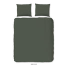 HIP dekbedovertrek satijn uni, Olive Green