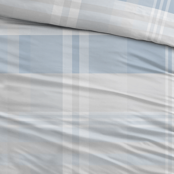 Sleepnight Dekbedovertrek Flanel Ineke Blauw