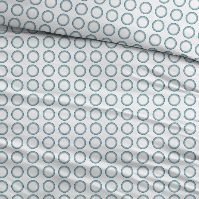 Sleepnight Dekbedovertrek Flanel Ingeborg Blauw
