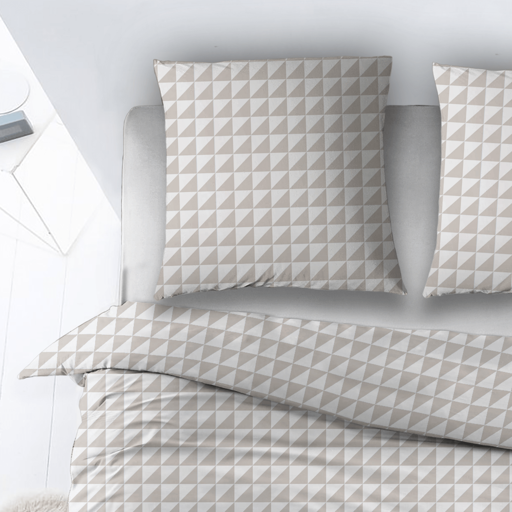 Sleepnight Dekbedovertrek Flanel Irina Beige