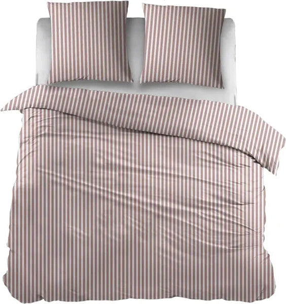 Sleepnight Dekbedovertrek Flanel Iris Roze