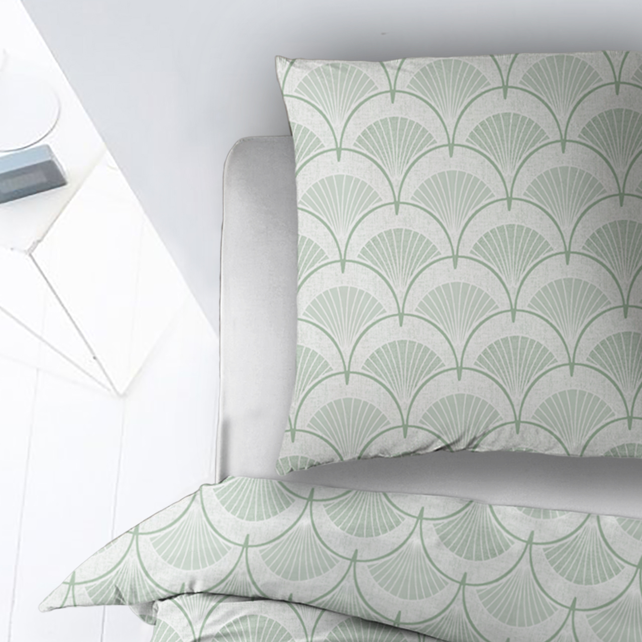 Sleepnight Dekbedovertrek Katoen Kamila - Groen