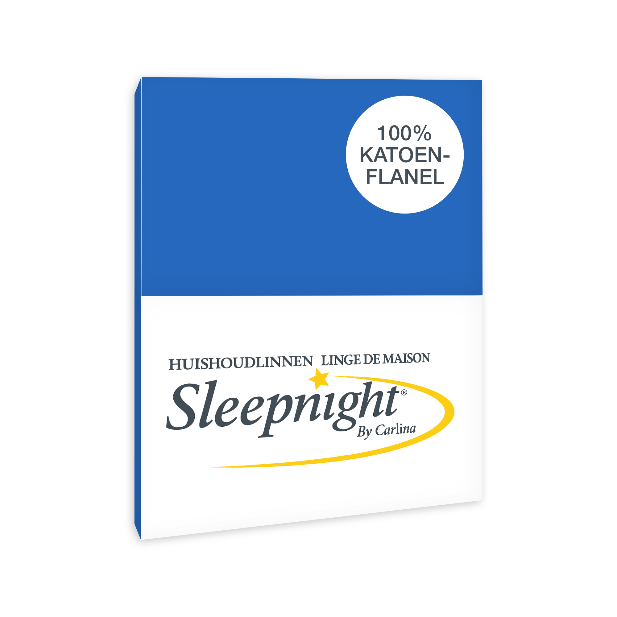 Sleepnight Kussensloop Flanel Blauw
