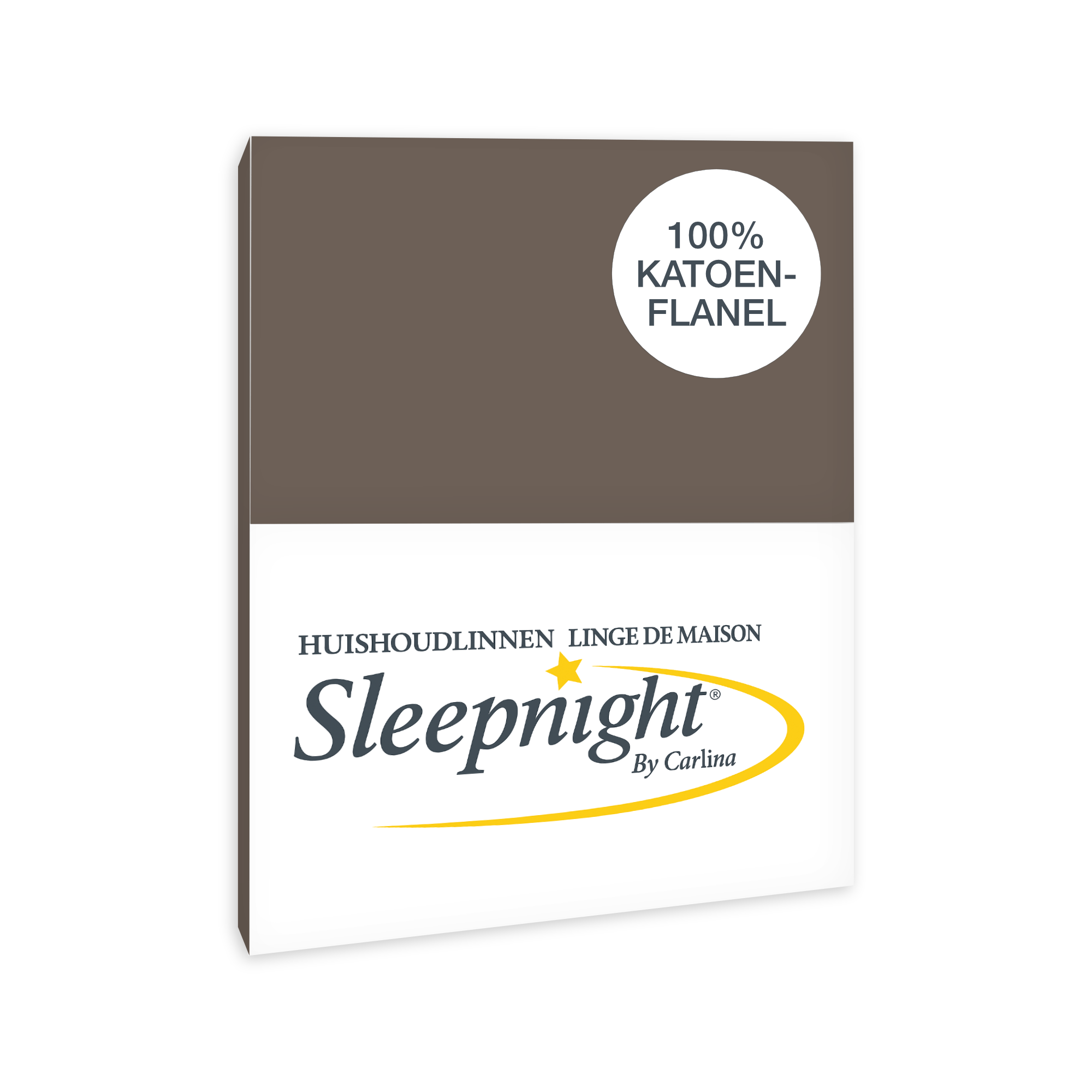 Sleepnight Kussensloop Flanel Taupe