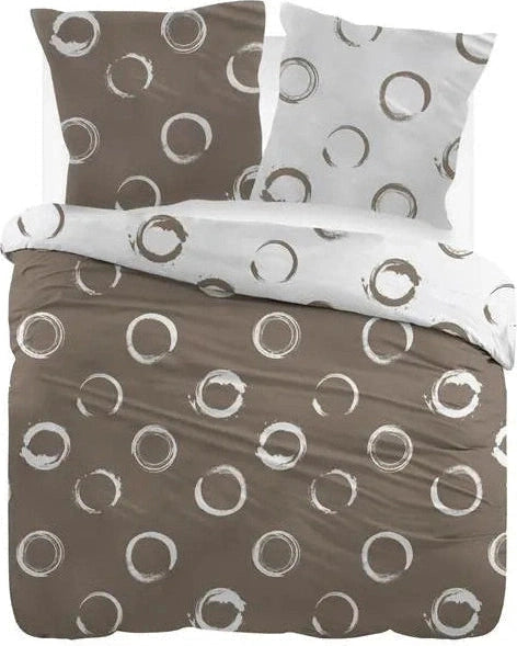 Sleepnight Lakenset Flanel Lieve Taupe