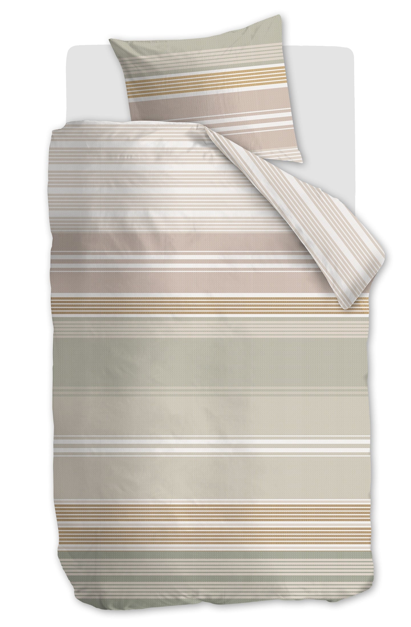 Ariadne at Home Dekbedovertrek Katoen Mellow - Terra