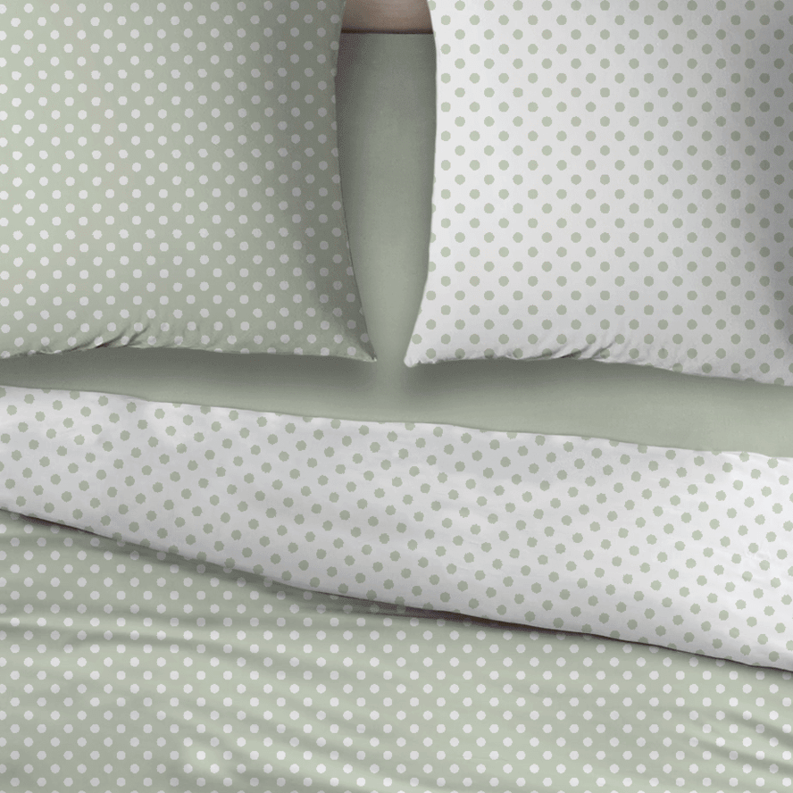Cottons Lakenset Katoen Pierrot Groen