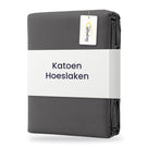 Sleepnight Hoeslaken Katoen 30 cm Antraciet - verpakking