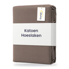 Sleepnight Hoeslaken Katoen 30 cm Taupe - verpakking
