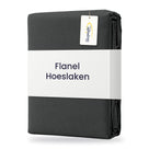 Sleepnight Hoeslaken Flanel 30 cm Antraciet - verpakking