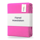 Sleepnight Hoeslaken Flanel 30 cm Fuchsia - verpakking