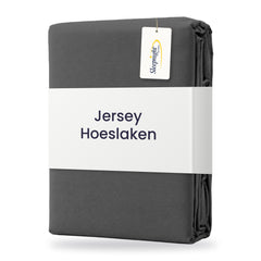 Sleepnight Hoeslaken Jersey 30 cm Antraciet