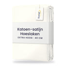 Sleepnight Hoeslaken Satijn 40 cm Ivoor - verpakking