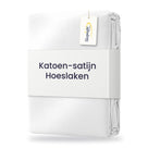 Sleepnight Hoeslaken Satijn 30 cm Wit - verpakking