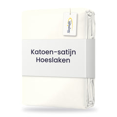 Sleepnight Hoeslaken Satijn 30 cm Ivoor