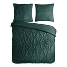 Pure dekbedovertrek Microfiber Elegance, Dark Green