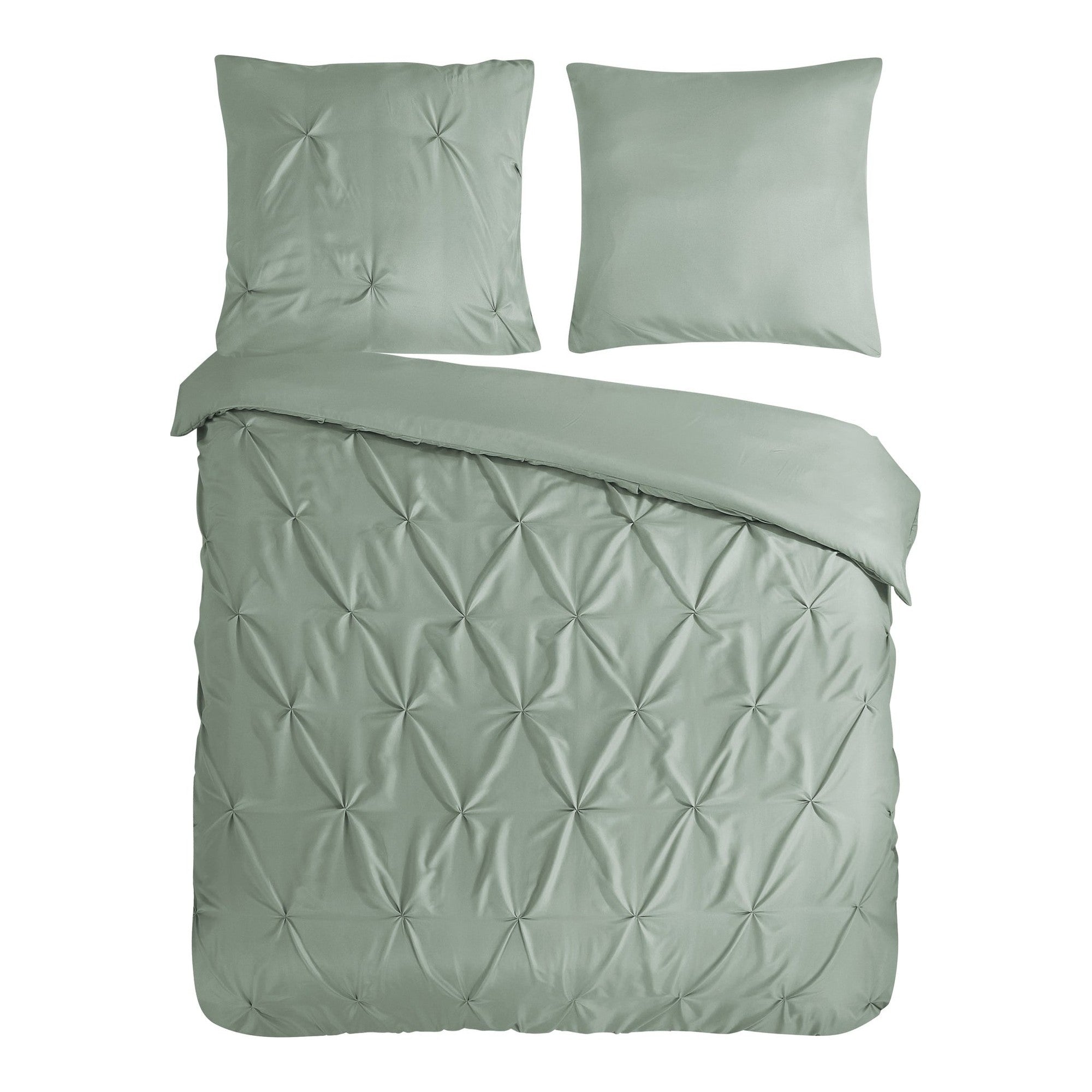 Pure dekbedovertrek Microfiber Elegance, Light Sage