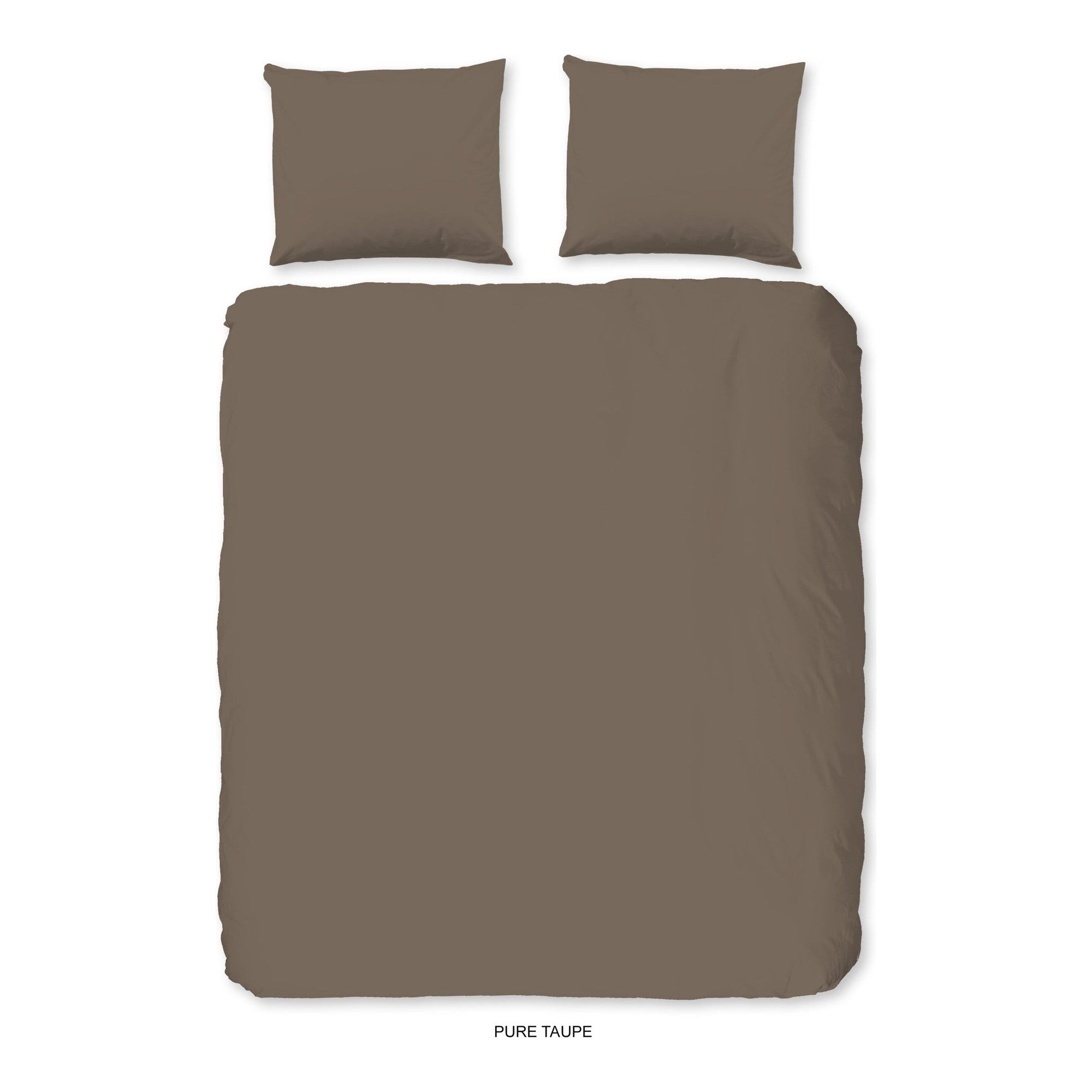 Pure dekbedovertrek Microfiber uni, taupe