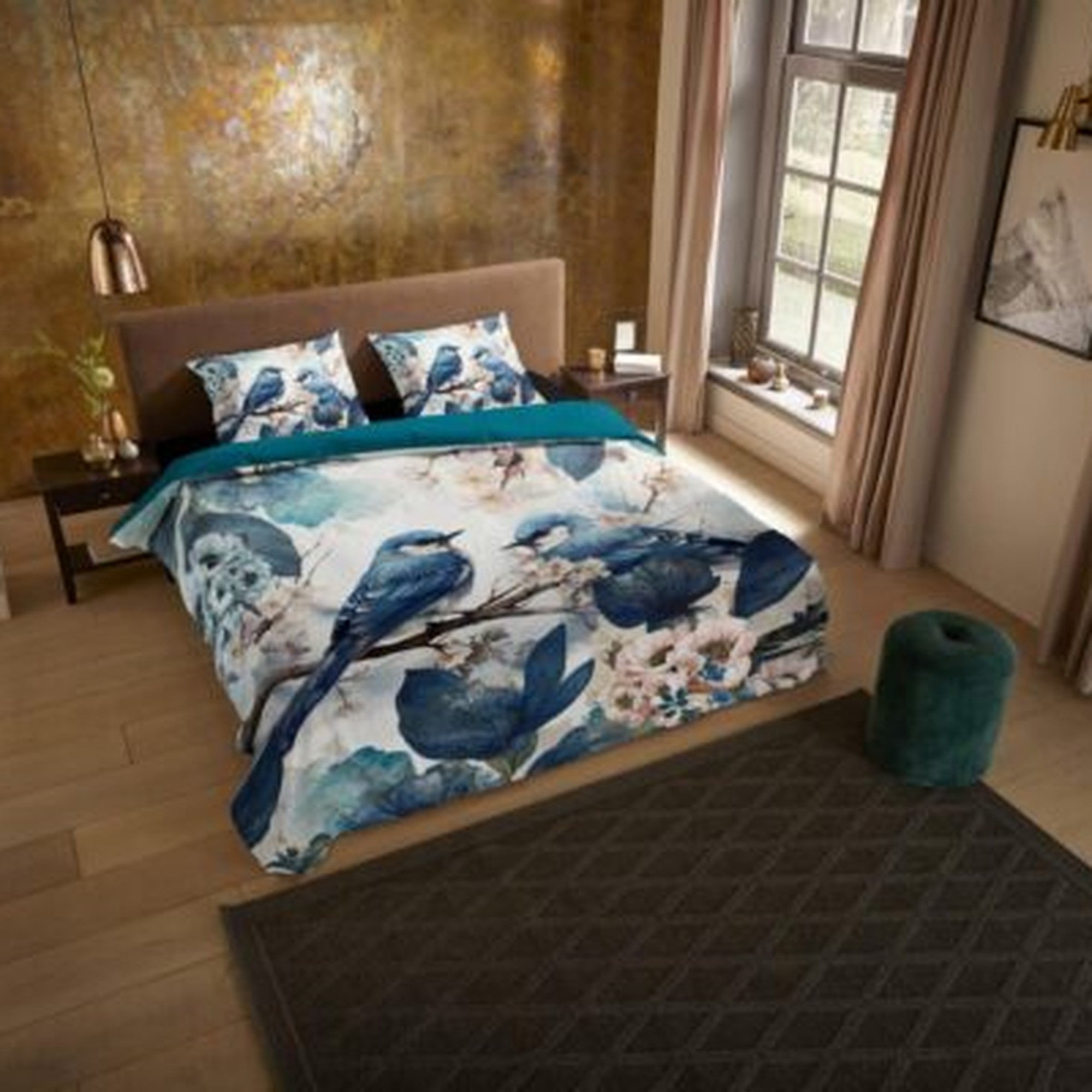 Pure Dekbedovertrek Microfiber Zari - Blue