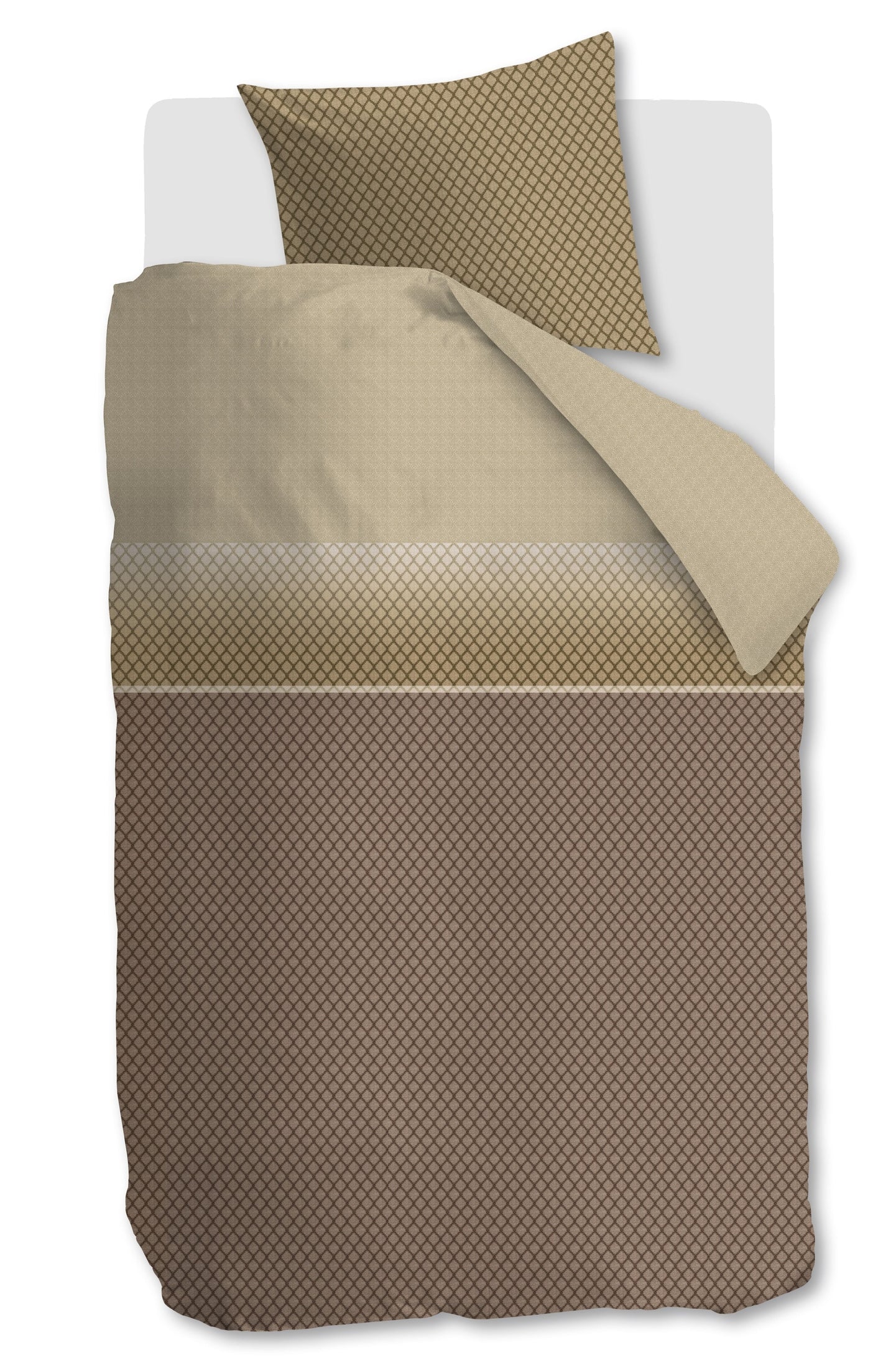 Beddinghouse Dekbedovertrek Katoen Riven - Naturel