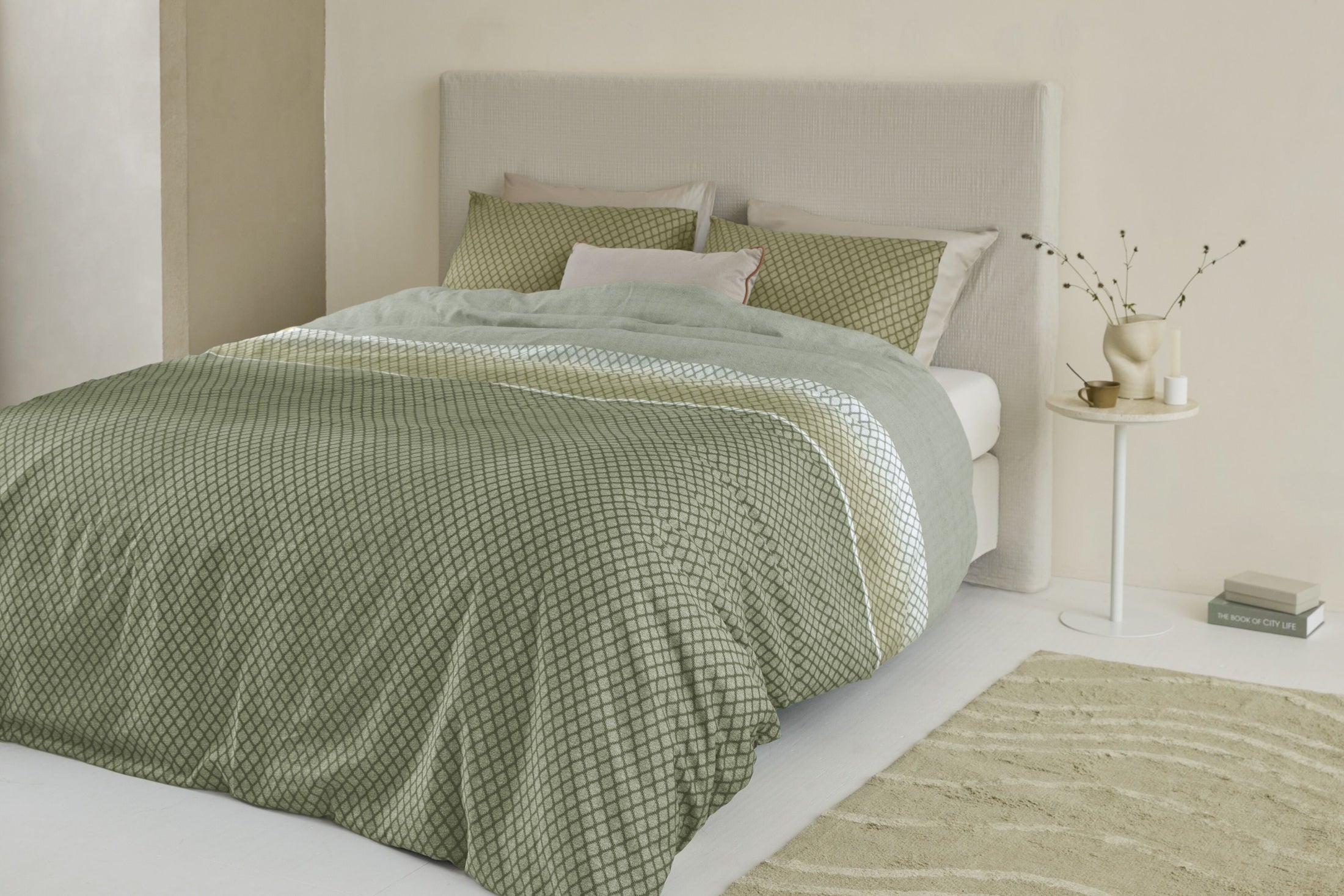 Beddinghouse Dekbedovertrek Katoen Riven - Groen