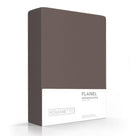 Romanette kussenslopen flanel taupe (2 Stuks)