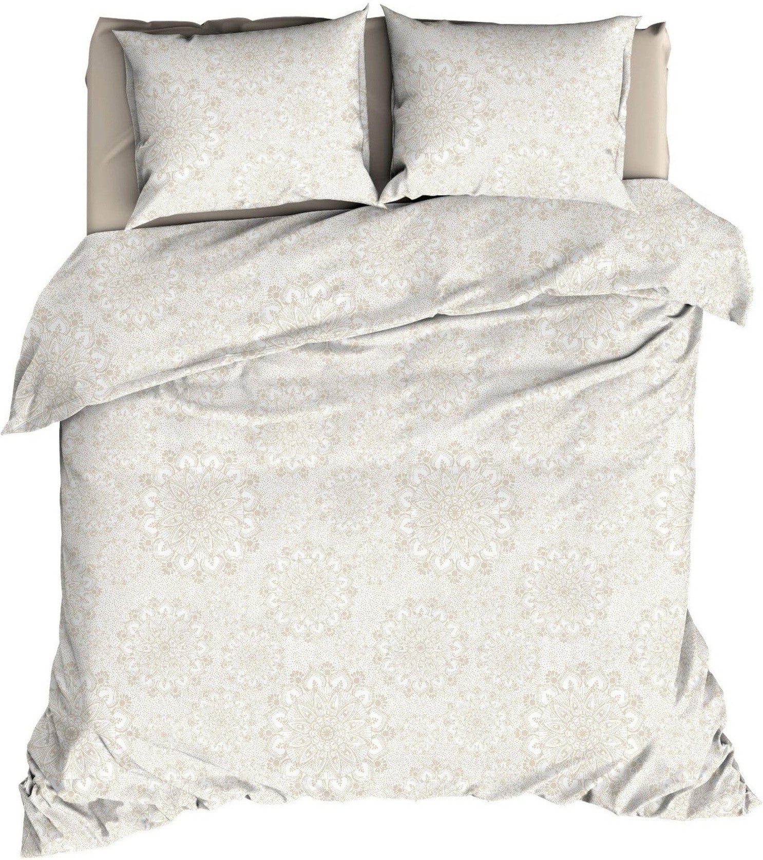 Satin d'Or Dekbedovertrek Dekbedovertrek Satijn Dionne Kalkwit