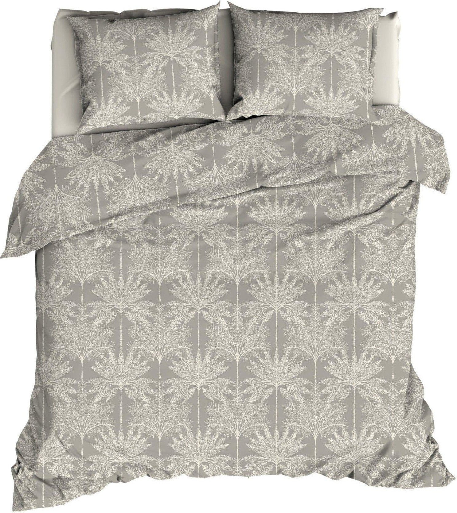 Satin d'Or Dekbedovertrek Dekbedovertrek Satijn Palmyra Khaki