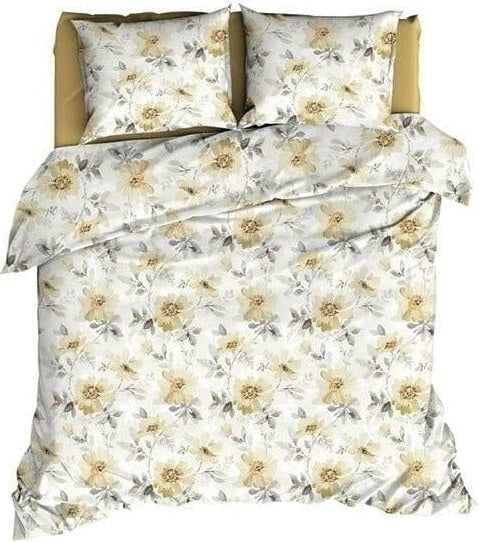 Satin d'Or Dekbedovertrek Dekbedovertrek Satijn Rafaella Geel