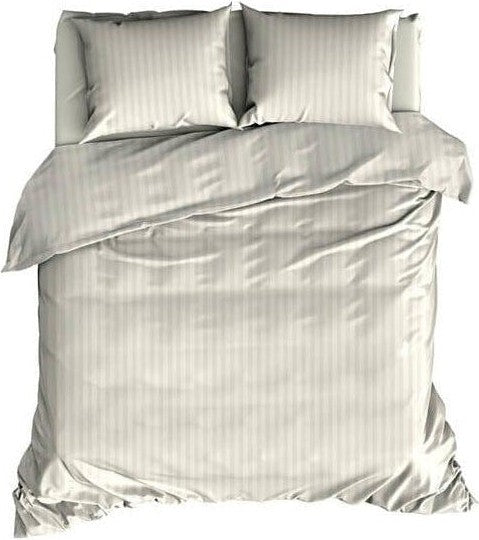 Satin d'Or Dekbedovertrek Dekbedovertrek Satijn Satijnstreep Ivoor