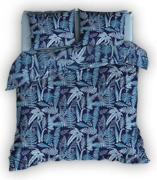 Satin d'Or Dekbedovertrek Dekbedovertrek Satijn Tropea Blauw