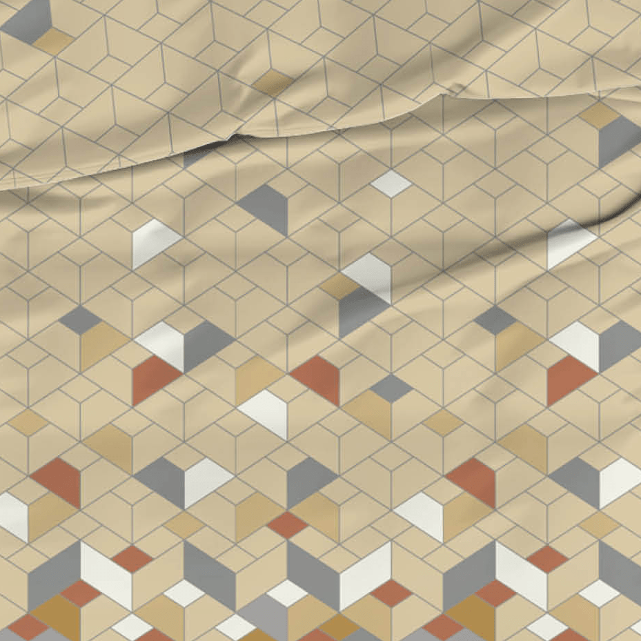 Satin d'Or Dekbedovertrek Satijn Scoop - Antra/Beige