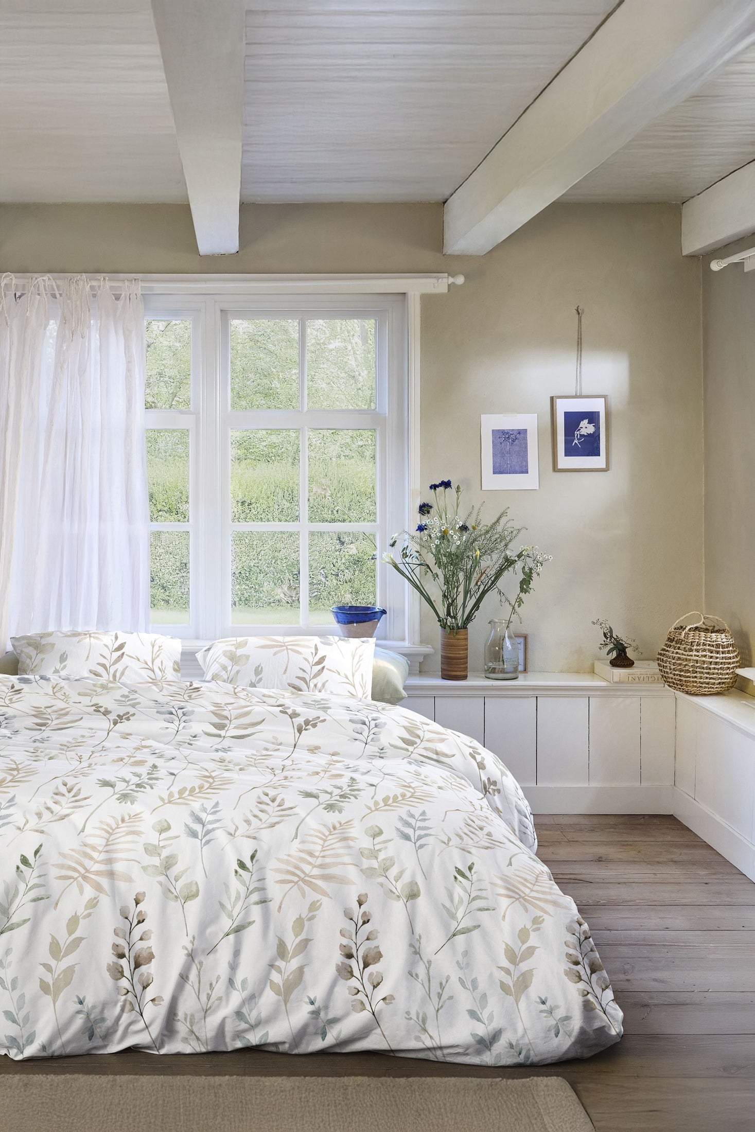 Ariadne at Home Dekbedovertrek Katoen Silent - Wit