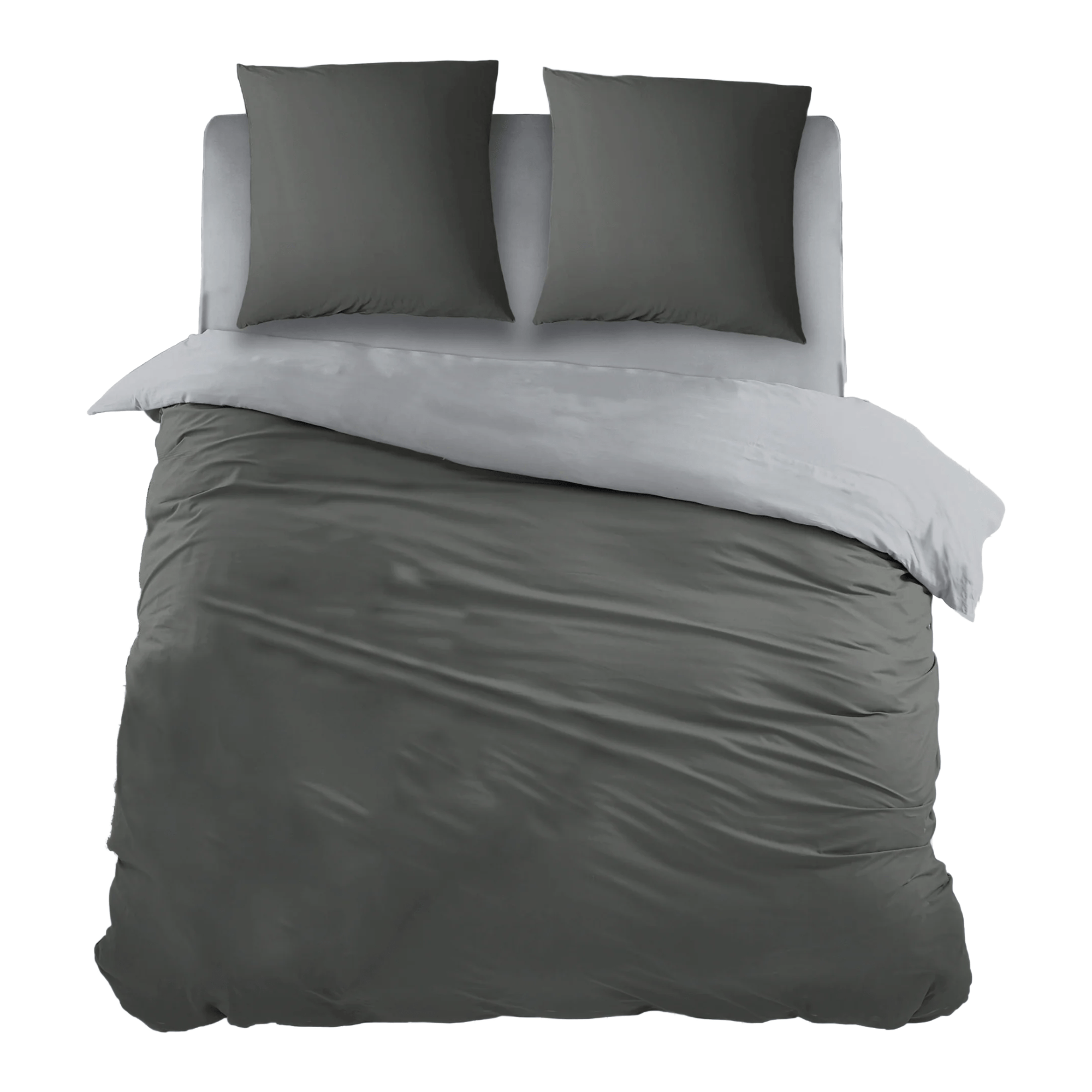 Sleepnight Dekbedovertrek Katoen Bi-Color Grey