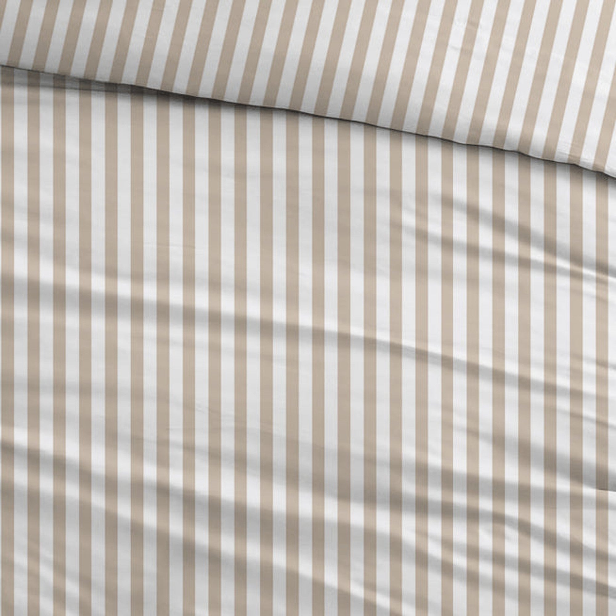 Sleepnight dekbedovertrek flanel Iris beige