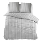 Sleepnight dekbedovertrek flanel Iris grijs