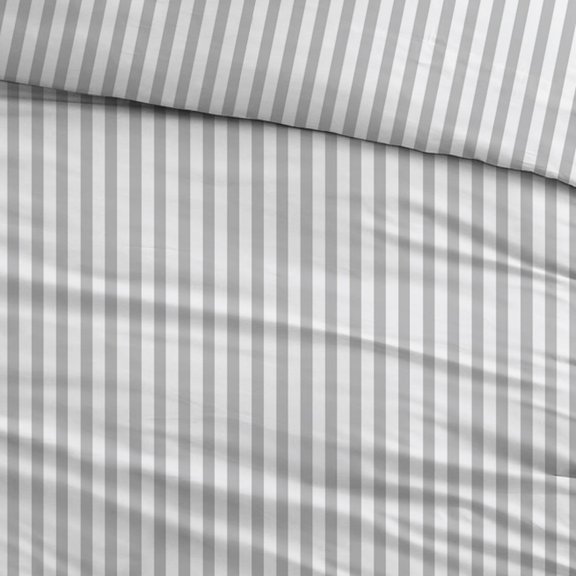 Sleepnight dekbedovertrek flanel Iris grijs