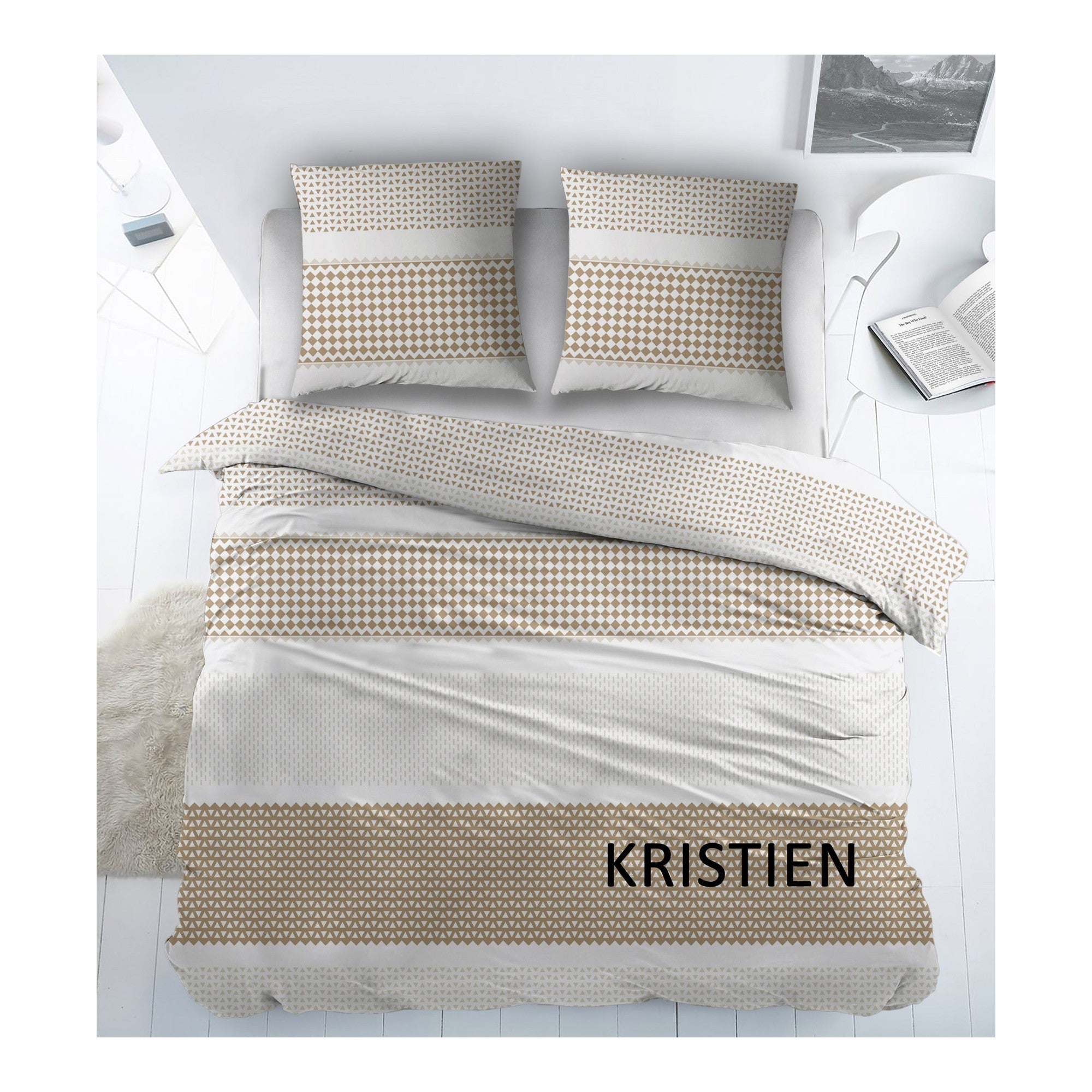 Sleepnight Lakenset katoen Kristien, beige
