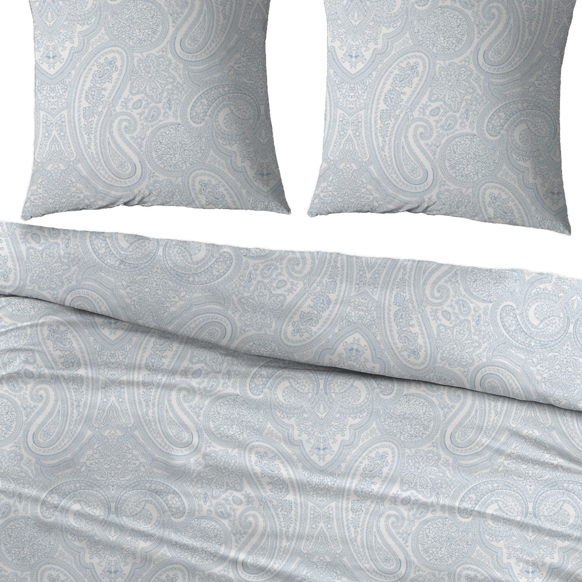 Sleepnight dekbedovertrek percale Carotte bleu gris