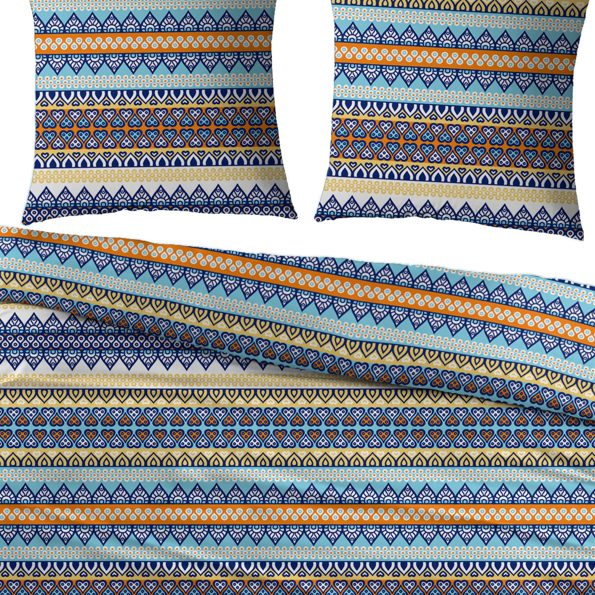 Sleepnight dekbedovertrek percale Concombre orange