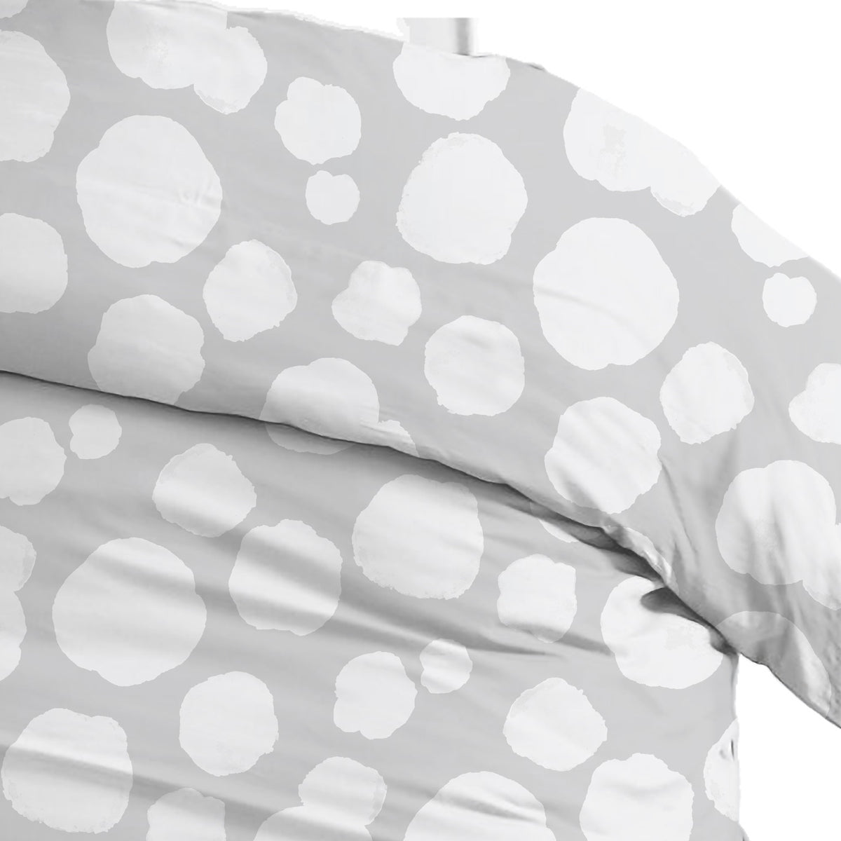 Sleepnight dekbedovertrek percale Framboises gris