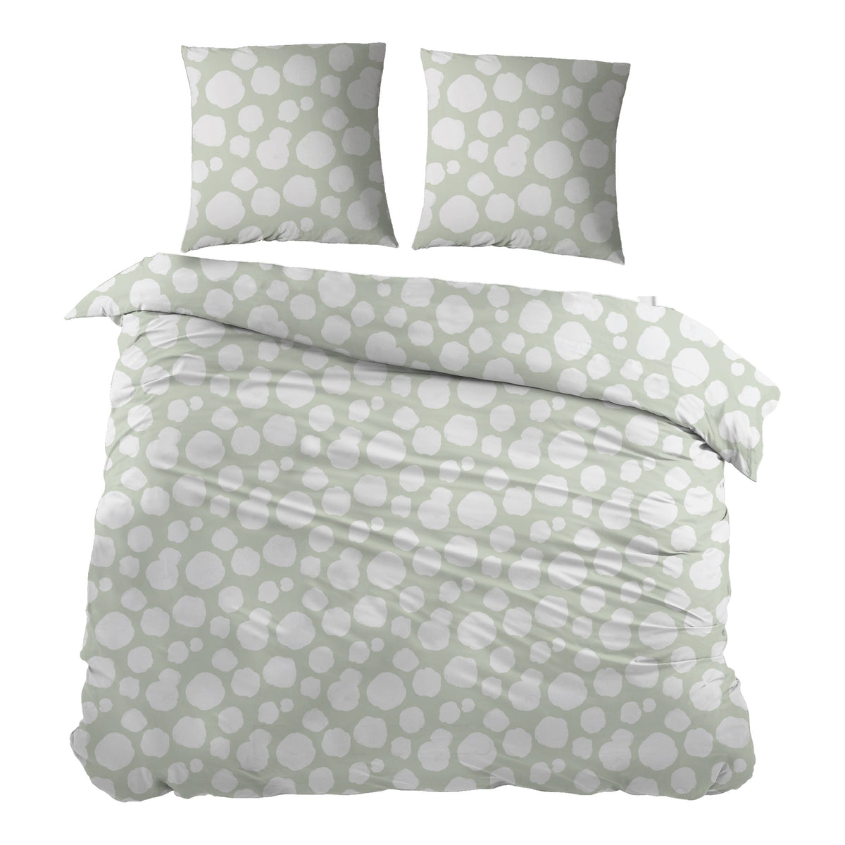 Sleepnight dekbedovertrek percale Framboises vert
